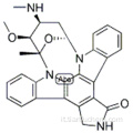 9,13-epossi-1H, 9H-diindolo [1,2,3-GH: 3&#39; , 2&#39; , 1&#39;-lm] pirrolo [3,4-j] [1,7] benzodiazonin-1-one, 2,3,10,11,12,13-esaidro-10-metossi-9-metil-11- (metilammino) -, (57187625,9S, 10R, 11R, 13R) - CAS 62996-74-1